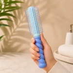فرشاة شعر بمقبض حلزوني