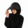 قبعة فيزر نسائية سوداء برباط خلفي