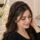 ⁦طوق شعر نسائي أسود مزين بخرز لامعة⁩ - الصورة ⁦3⁩