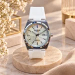 ساعة رجالية TISSOT 1853 سوار ربر أبيض
