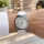 ⁦ساعة رجالية TISSOT 1853 سوار ربر أبيض⁩ - الصورة ⁦4⁩