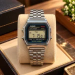 ساعة رقمية Casio A158WA-1 رجالية
