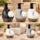 ⁦موزّع صابون سيراميك مع حامل إسفنجة⁩ - الصورة ⁦2⁩